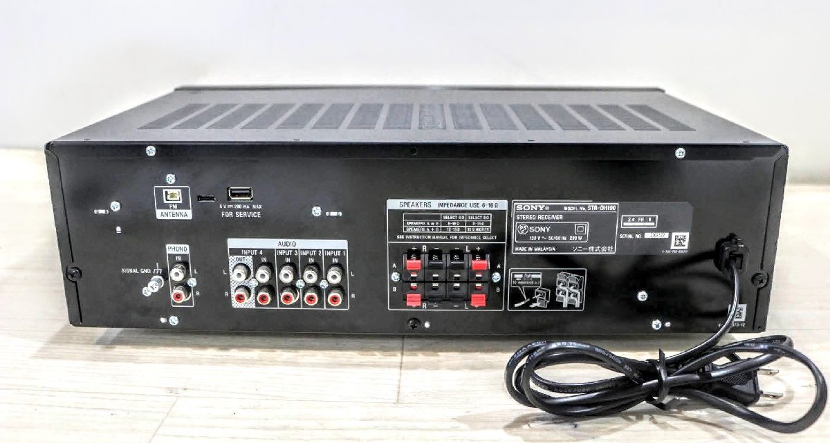ソニー ステレオアンプ Bluetooth フォノ入力対応 STR-DH190 SONY STR