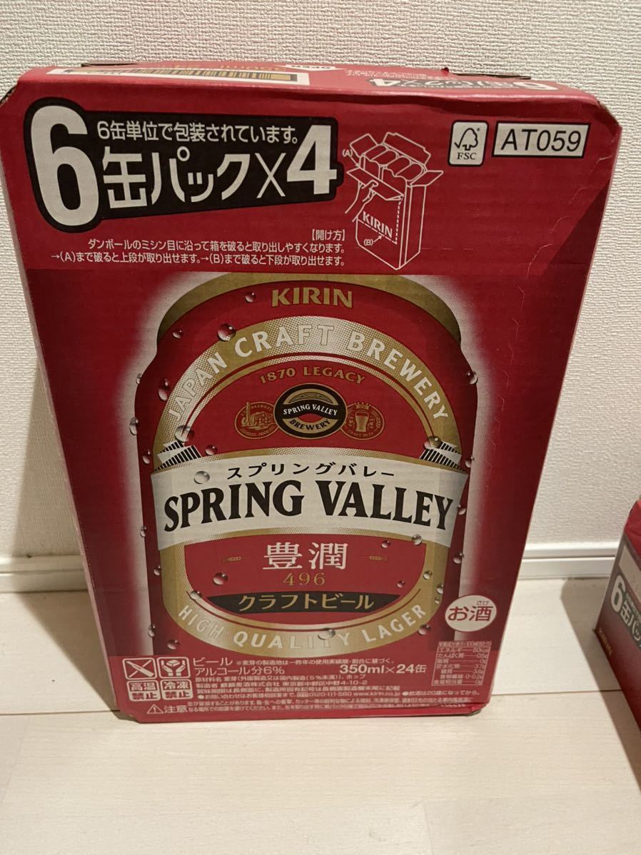 KIRIN SPRING VALLEY 496 350ml 24缶　3ケース KIRIN SPRING VALLEY 496 350ml 24缶 3ケース .: キリン