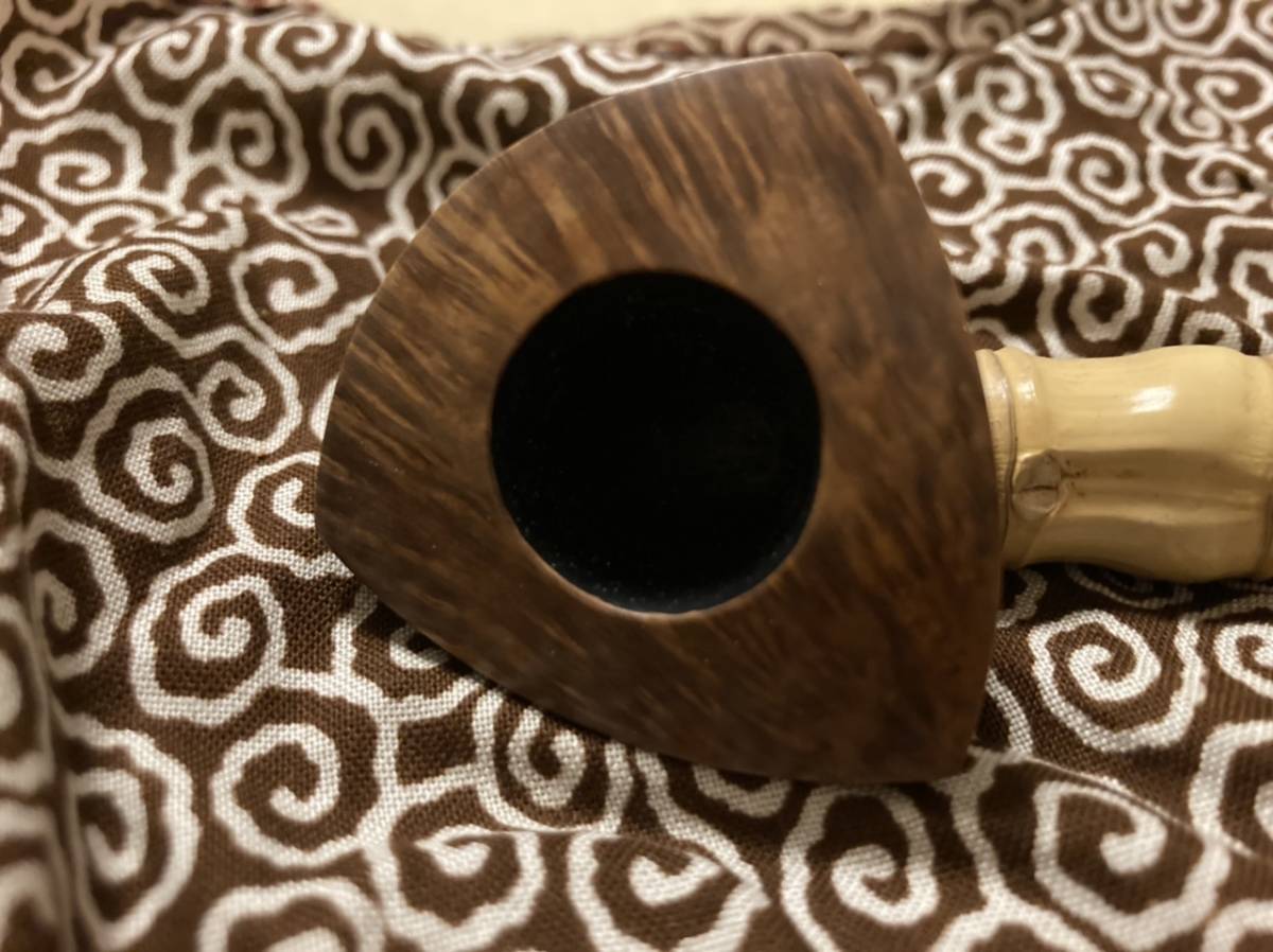 希少！布袋竹 永田実氏 ハンドメイド パイプ 三角形(パイプ)｜売買され 
