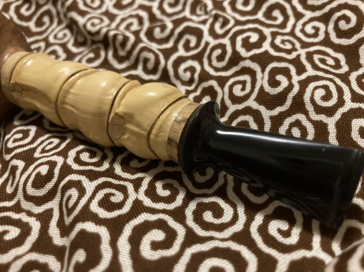 希少！布袋竹 永田実氏 ハンドメイド パイプ 三角形(パイプ)｜売買され 