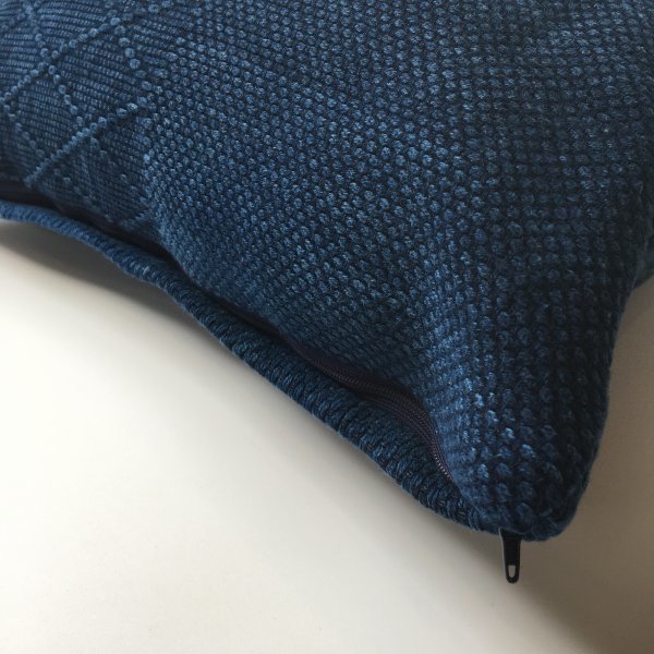 45x45 ビンテージ 藍染 襤褸 リメイク クッションカバー ボロ 8