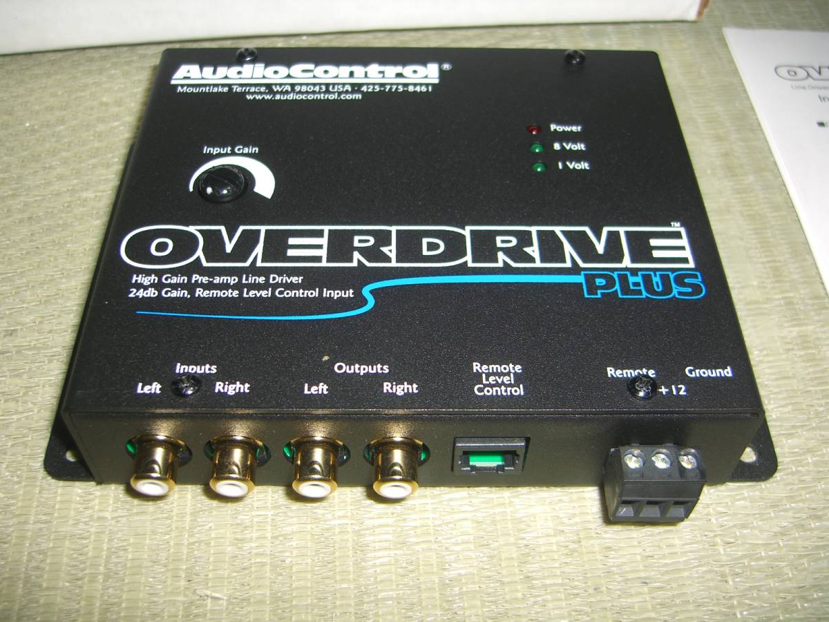 得価，お得 audiocontrol オーディオコントロール OVERDRIVE オーバードライブ ラインアンプ phass morel mcintosh dynaaudio(カーオーディオ)｜売買されたオークション情報、yahooの商品情報をアーカイブ公開 - オーク その他