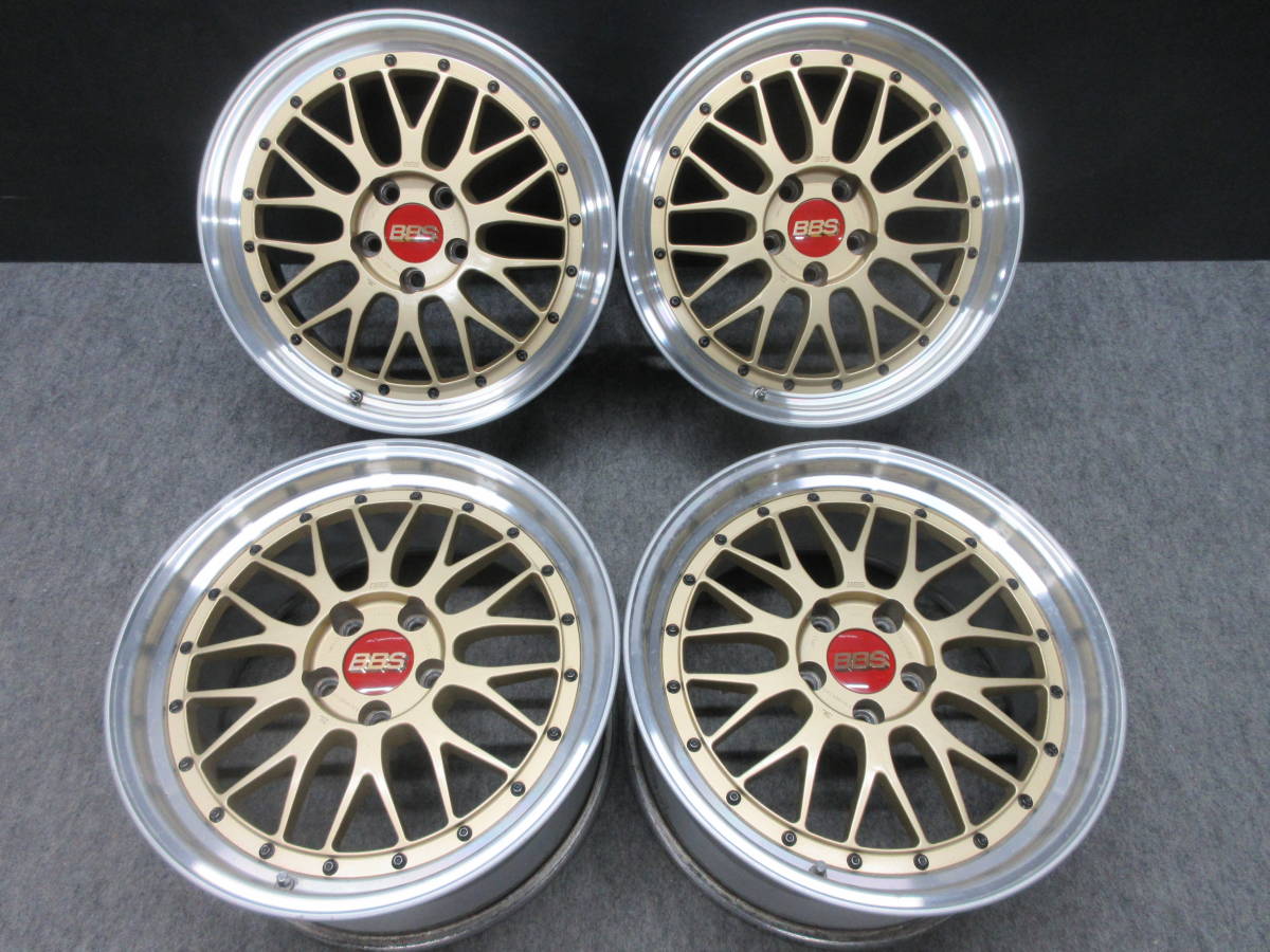 数量限定，本物保証 BBS LM １８インチ クラウン レクサス IS GS マークＸ ミニバン アルファード ヴェルファイア エルグランド スッテプワゴン のゴールド(5穴)｜売買されたオークション情報、yahooの商品情報をア 5穴