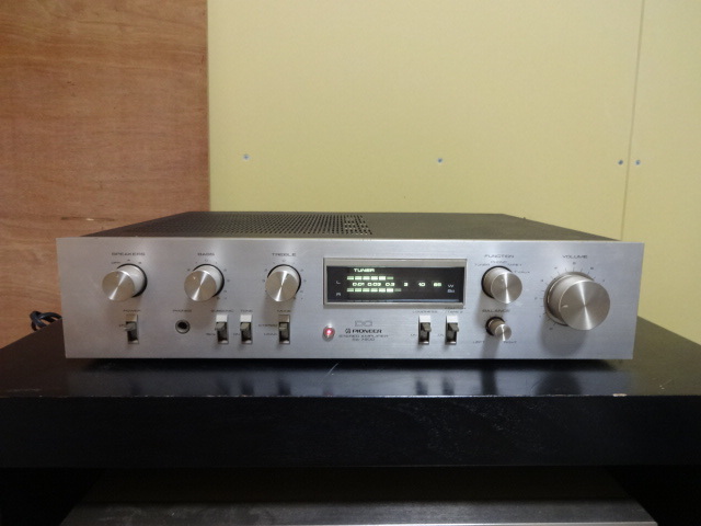 パイオニア　SA-7900 パイオニア SA-7900 PIONEER ステレオパワーアンプ M-77 通電 ジャンク