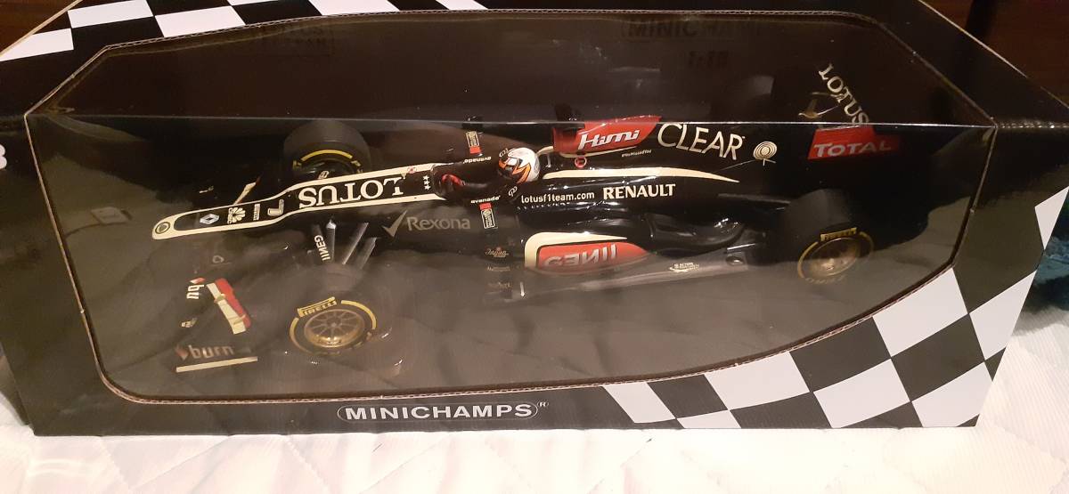 ミニチャンプス 1/18 ロータス F1 チーム ルノー E21 K.ライコネン