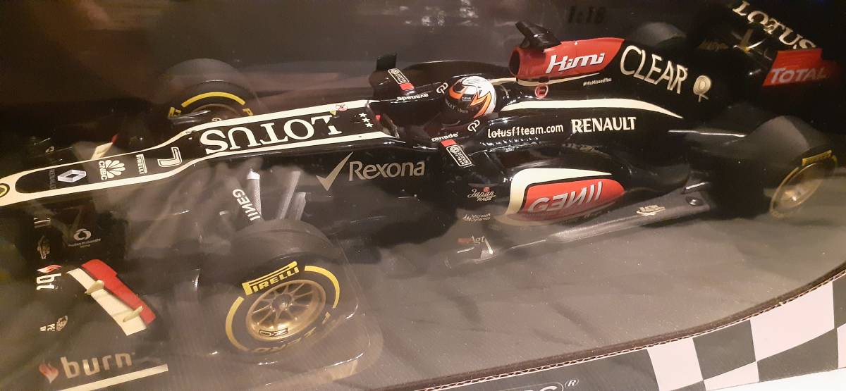ミニチャンプス 1/18 ロータス F1 チーム ルノー E21 K.ライコネン