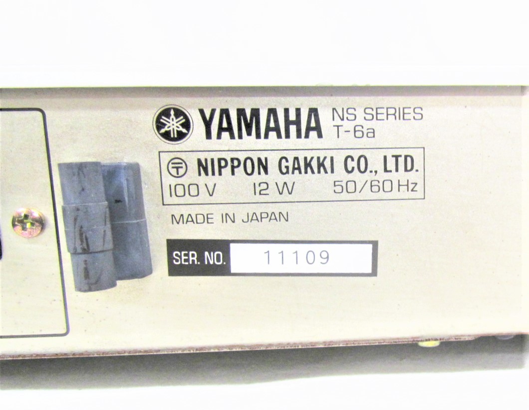 即決Ω YAMAHA ヤマハ T-6a ナチュラルサウンド NATURAL SOUND AM/FM