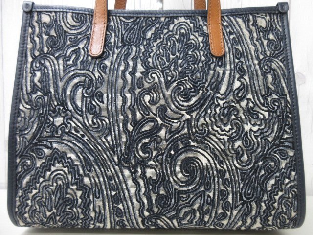 極美品 ETRO エトロ ハンドバッグ トートバッグ バッグ キャンバス