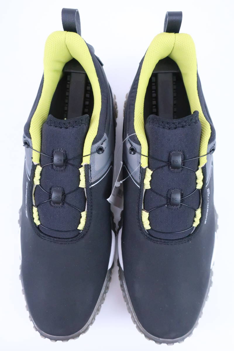 超美品】FOOTJOY(フットジョイ) ダイヤル式ゴルフシューズ 黒グレー緑