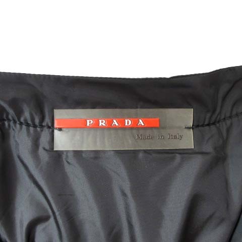 プラダスポーツ PRADA SPORT スカート セミタイト 台形 ひざ丈 膝丈 ウール モヘア リボン カットオフ 無地 茶 ブラウン 38 M位 レディース プラダスポーツ PRADA SPORT コットン 0 ミニ