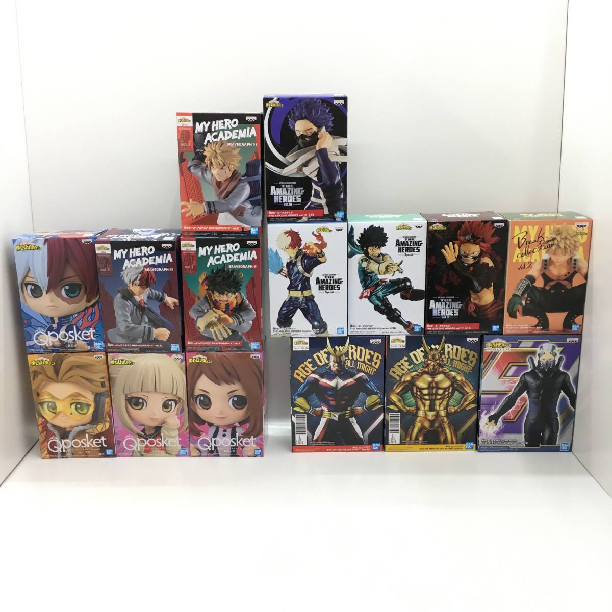 僕のヒーローアカデミア ヒロアカ Qposket プライズ フィギュア15体 