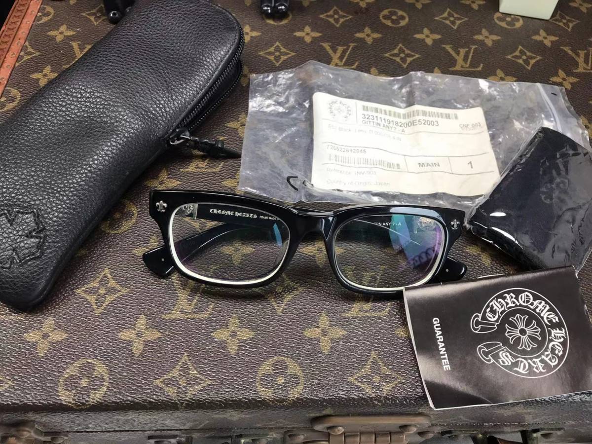 いちさま　専用 Chrome hearts メガネ度数450正品 附属品付き クロムハーツのメガネ