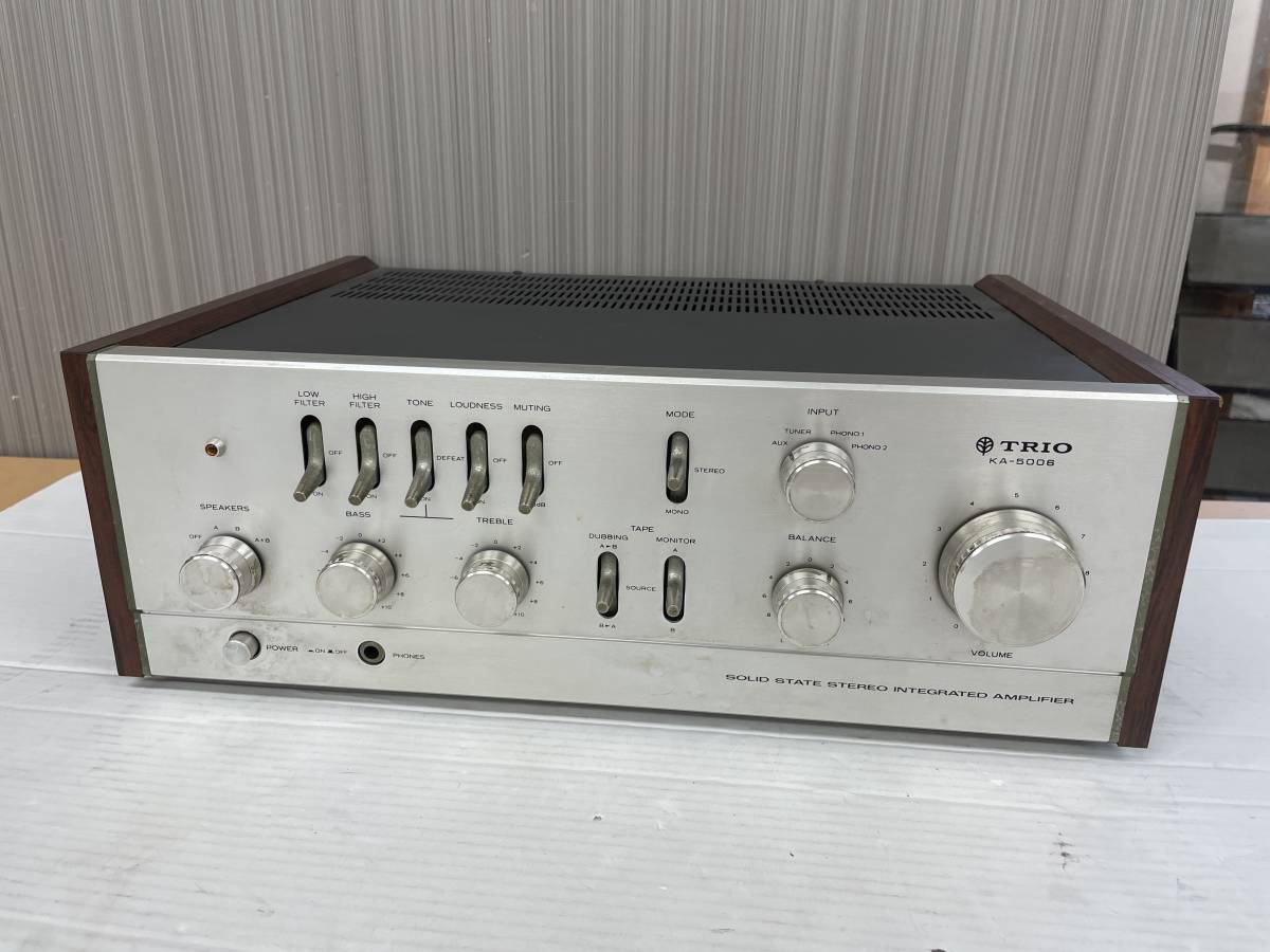 販売安い ム 20096-②◇ TRIO/トリオ【KA-5006】プリメインアンプ