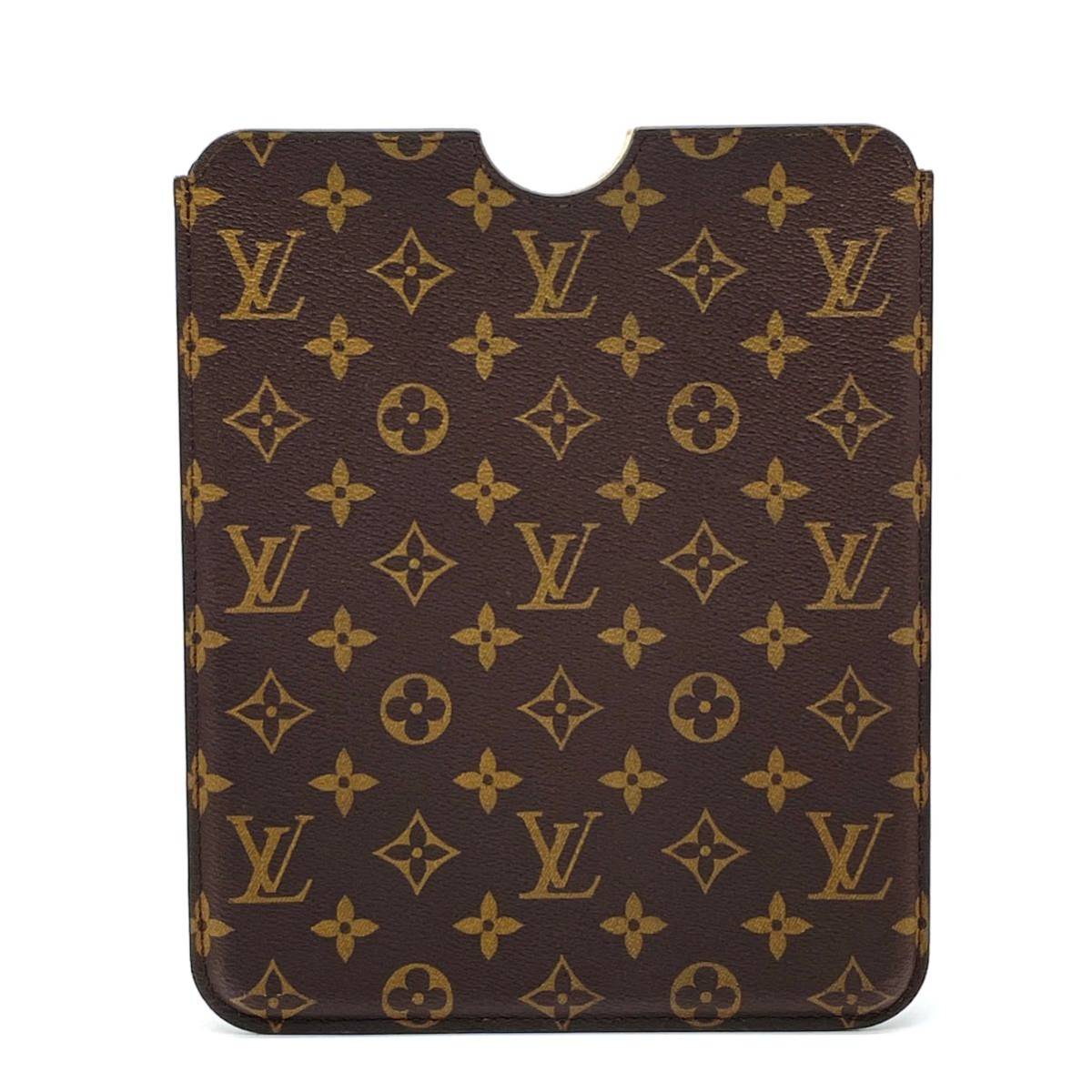 Louis Vuitton 力不足 ブラック タブレットケース 
