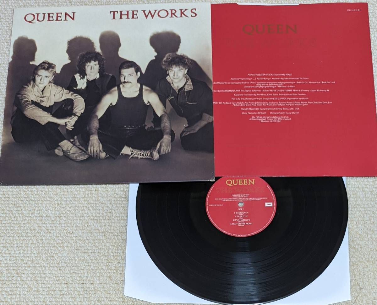 1円！極上盤！UKオリジナル盤！イギリス 英国 レコード QUEEN EMC