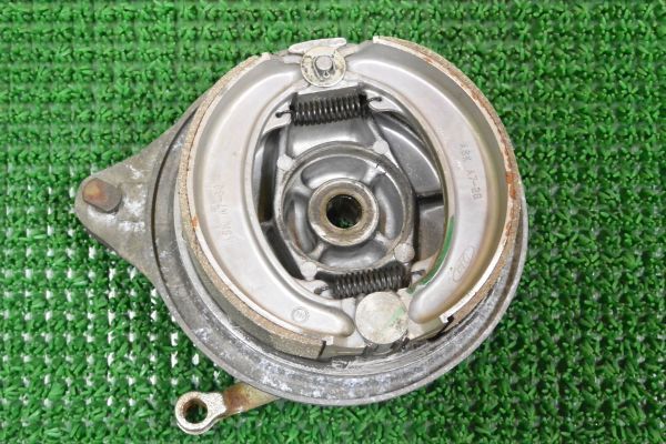 ホンダ 純正 旧 CB400F Four リア ブレーキパネル ドラム H-8 (検 