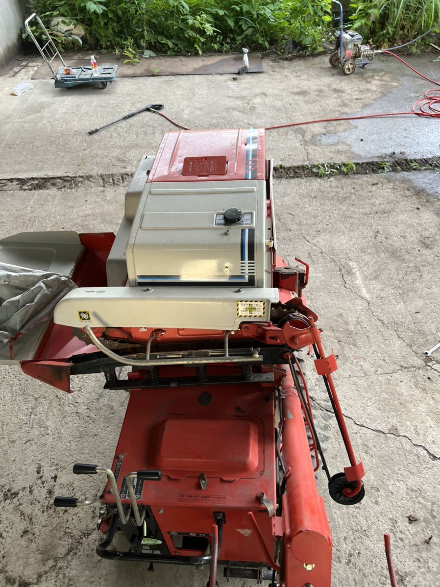 三菱 MH400 ハーベスター ガソリン リコイル クローラー 自動脱穀機 