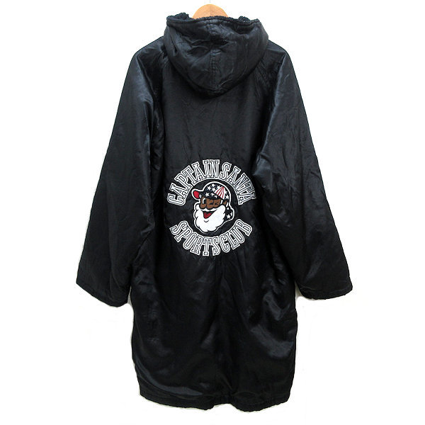 正規品，HOT y キャプテンサンタ/CAPTAIN SANTA 裏ボア ベンチコート/ロングコート 黒 メンズF MENS/217(男性用)｜売買されたオークション情報、yahooの商品情報をアーカイブ公開 - オークファン 男性用