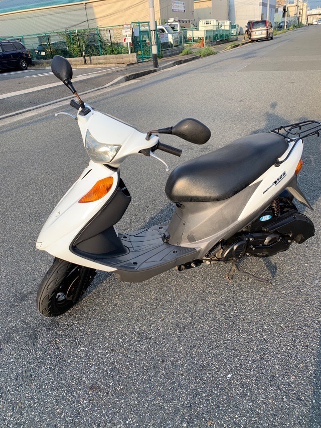 CF4EA ☆現状出品京都市伏見区 アドレスV125G エンジン始動 京都府
