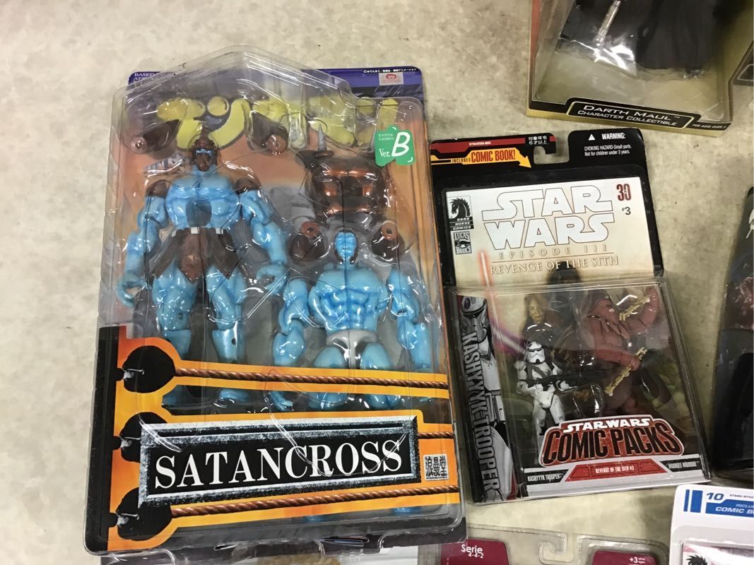 1円～ 同梱不可 ジャンク SPAWN、スターウォーズ、キン肉マン 他