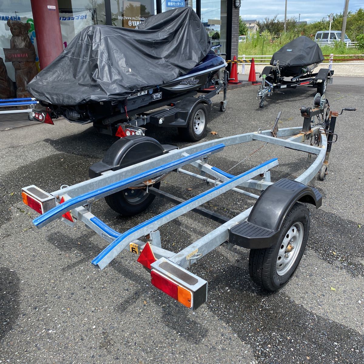 軽トレーラー モナドE-350MJⅡ 初年度平成14年 最大積載量：350㎏ 廃車