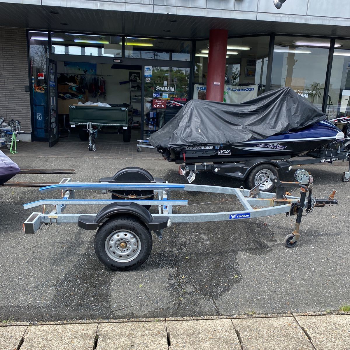 軽トレーラー モナドE-350MJⅡ 初年度平成14年 最大積載量：350㎏ 廃車