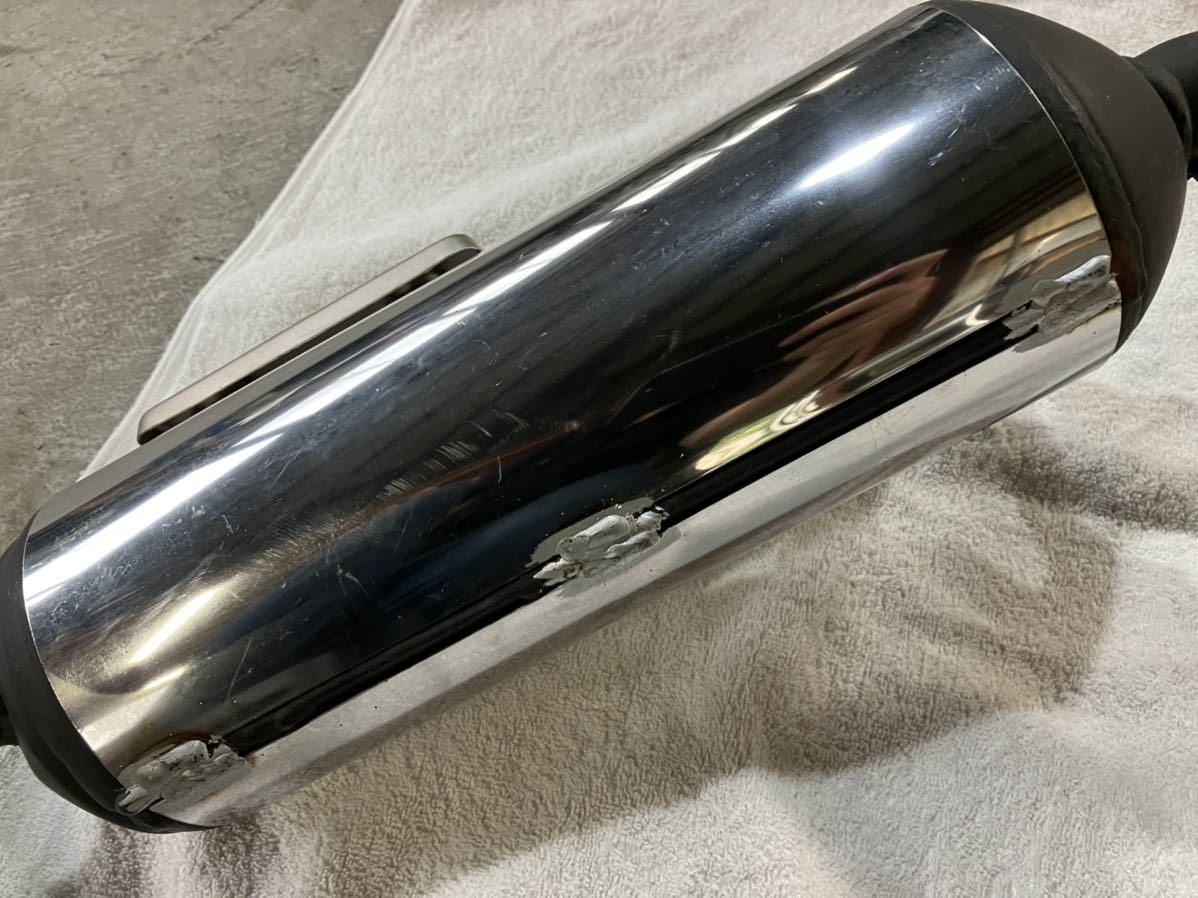 まへ 購入品につきお値下げ ライブディオZX AF35 純正マフラー ほぼ新品