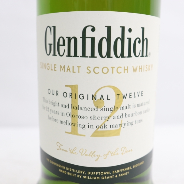 1円~Glenfiddich（グレンフィディック）12年 スペシャル リザーブ 40