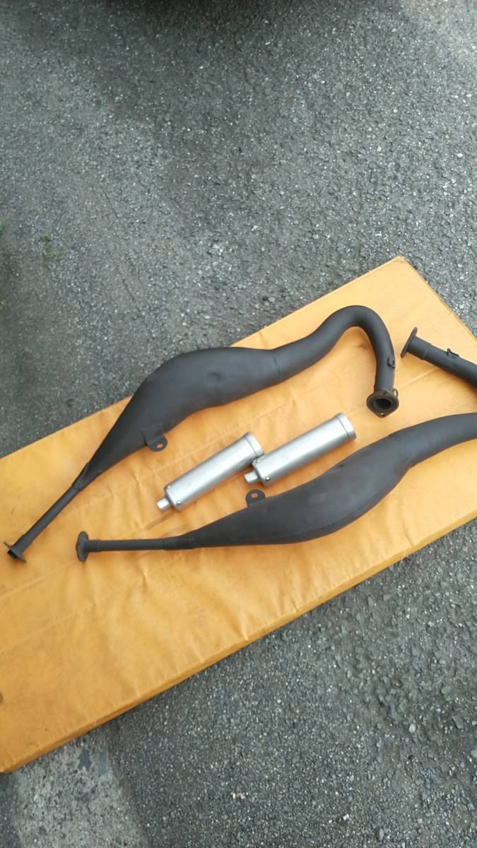 ヤマハTZR250 1KT&2XT用 社外チャンバ－イシイタイプ TYPE-1 - | 初期