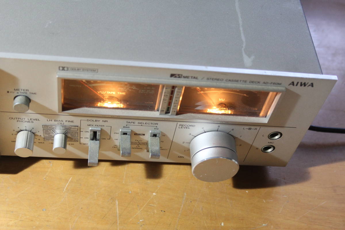 AIWA カセットデッキ AD-F60M | CONTRALINEA.NET