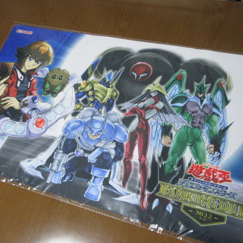 遊戯王 公式 ランキングデュエル 十代 ヒーロー プレイマット 未開封品
