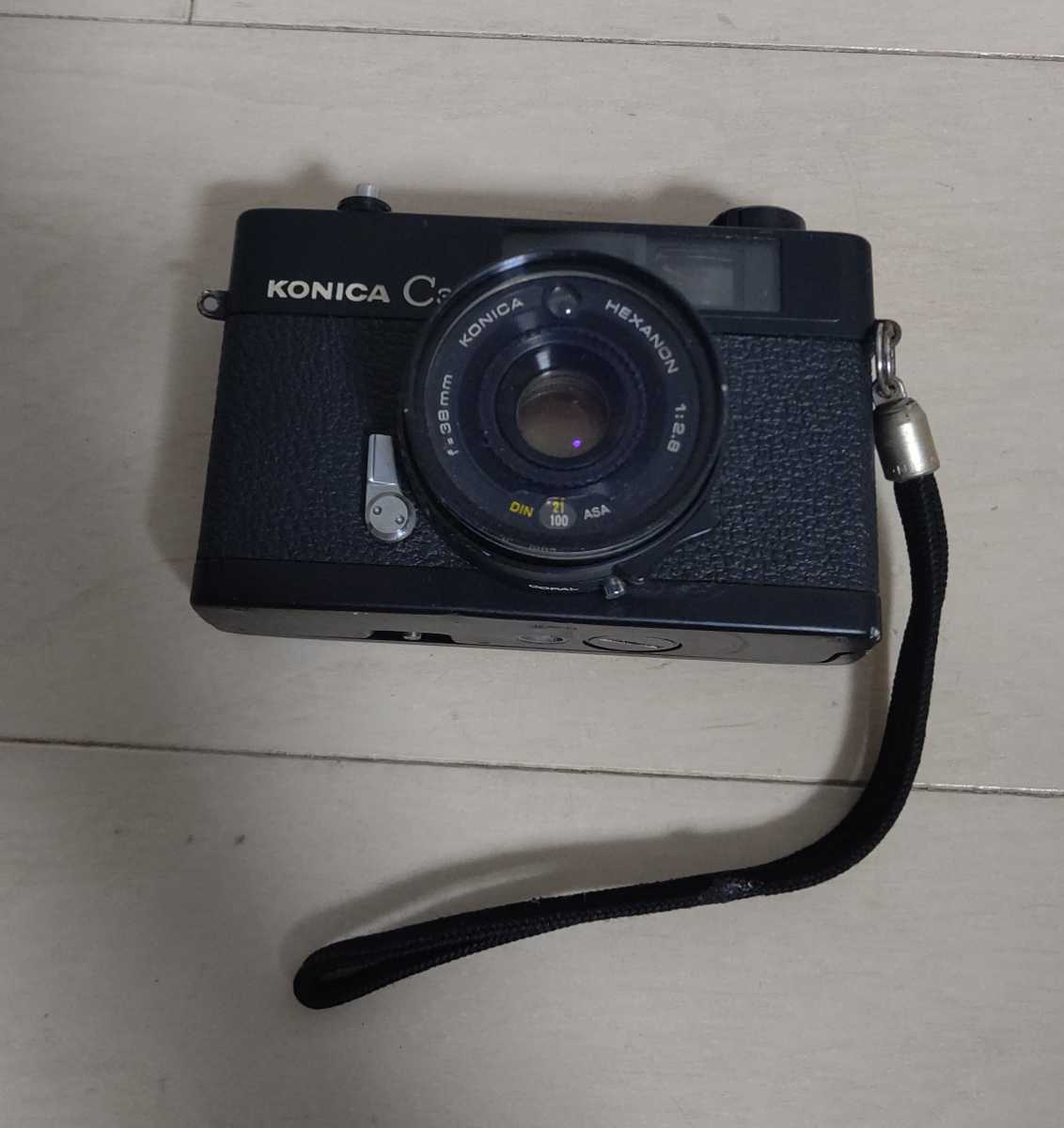 在庫限 KONICA コニカ C35 ブラック フィルムカメラ 未確認