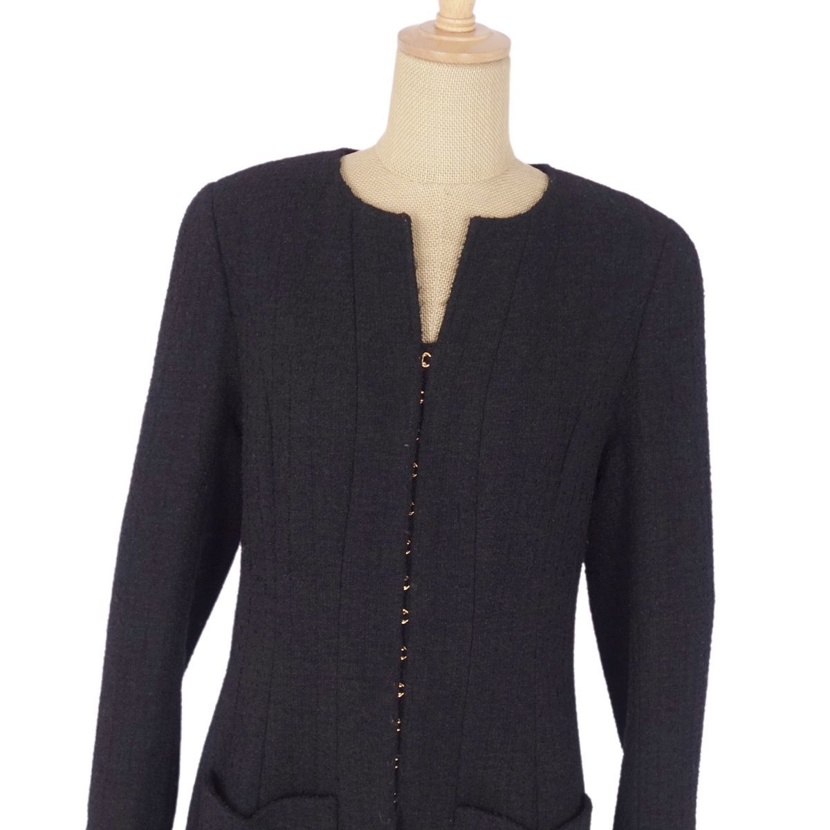 美品 Vintage シャネル CHANEL ジャケット 96A ココマーク ボタン 