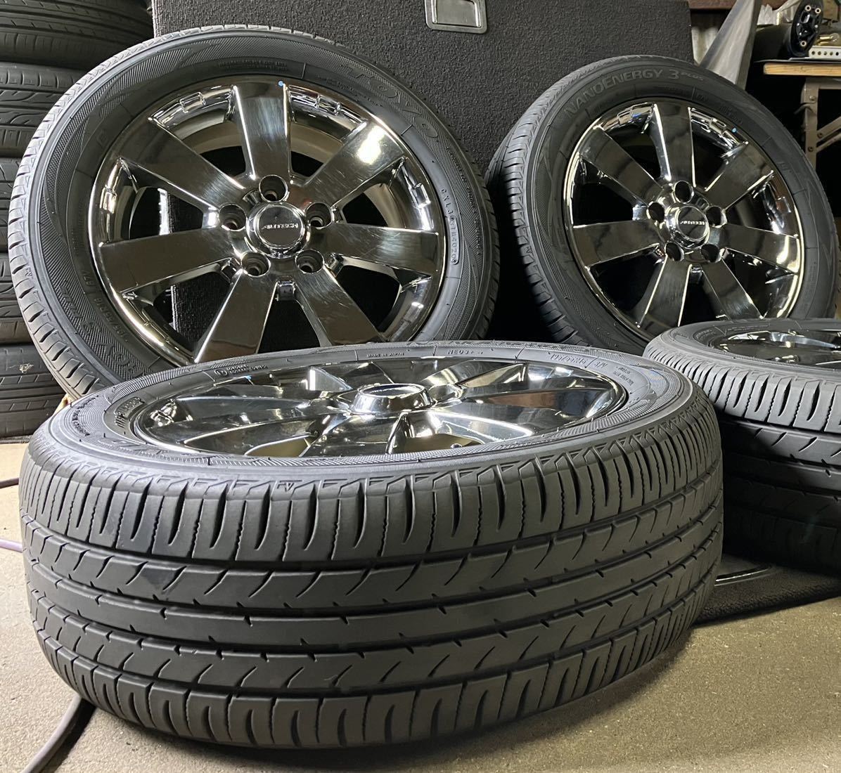 2020年製TOYO付 ラフェスタ 195/55R16 6J+48 5穴 PCD114.3 ハブ径66 