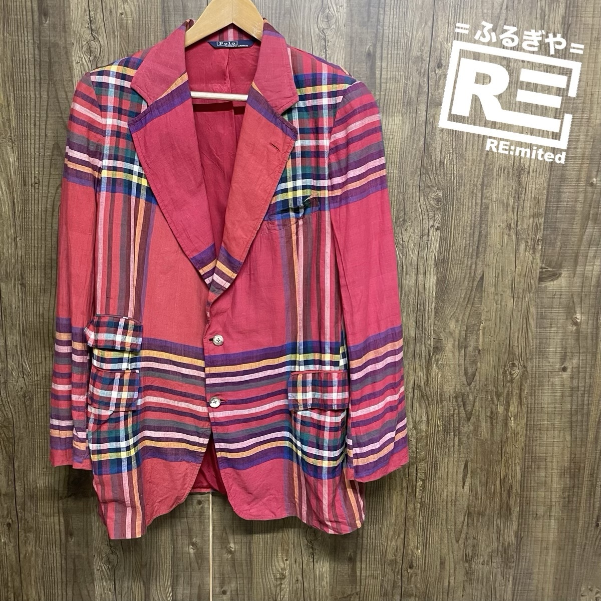 POLO RALPH LAUREN ポロラルフローレン テーラードジャケット チェック 