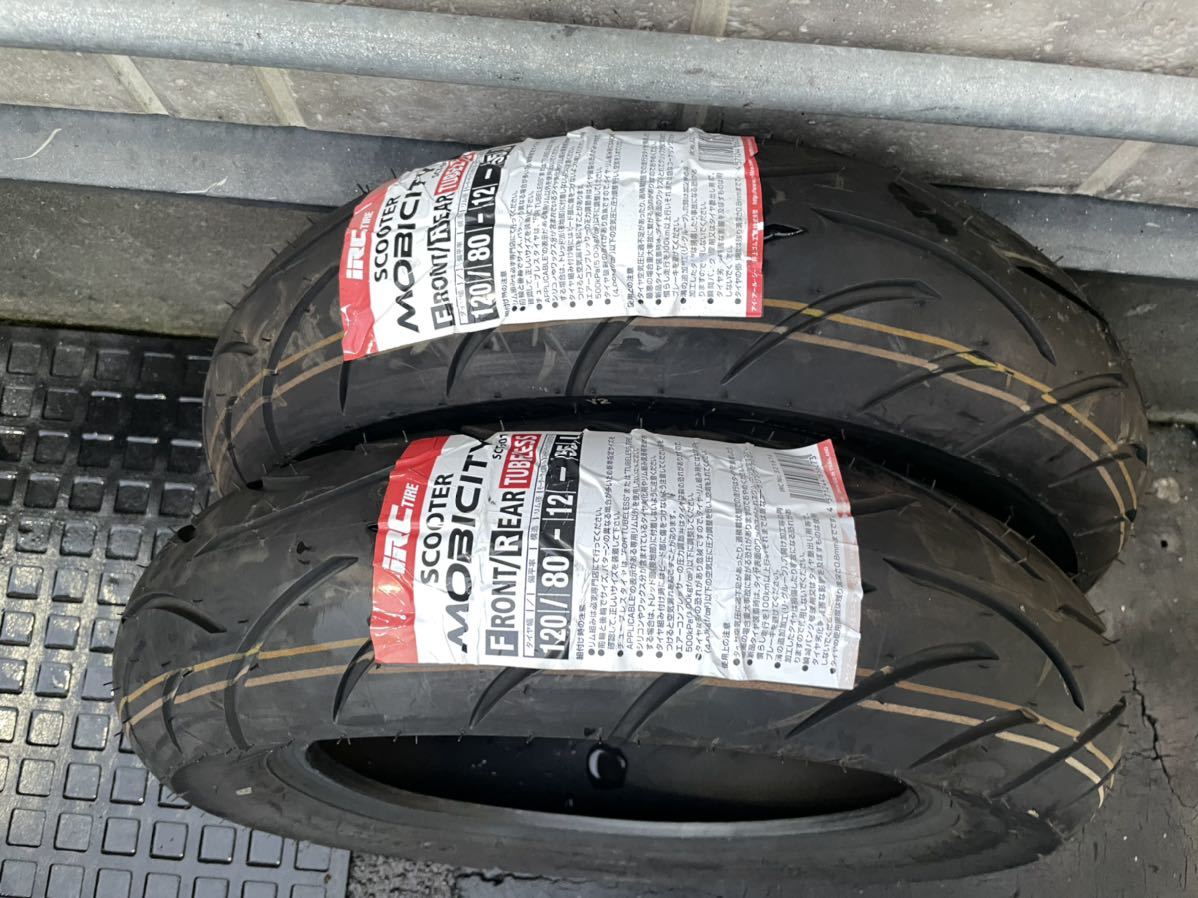 【赤字超特価，本物保証】 IRC MOBICTY 120/80-12 2本セット エイプ等(スクーター、ミニバイク用)｜売買されたオークション情報、yahooの商品情報をアーカイブ公開 - オークファン スクーター、ミニバイク用