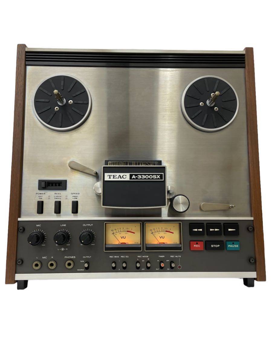 TEAC A-3300SX オープンリールデッキ オープンデッキを修理する TEAC A