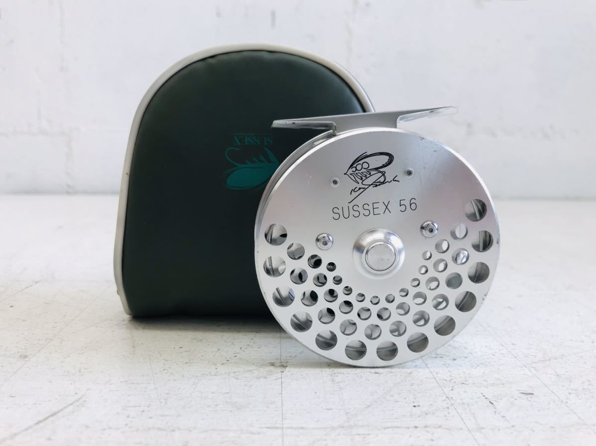 SUSSEX 56 フライリール アルミ製 替スプール付 SUSSEX 56 フライ