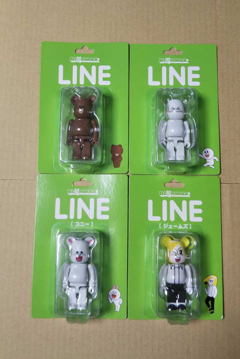  BE@RBRICK ベアブリック 100% 4体セット ライン ブラウン コニー ジェームス ムーン メディコムトイ 2013年(キューブリック、ベアブリック)｜売買されたオークション情報、yahooの商品情報をアー キューブリック、ベアブリック