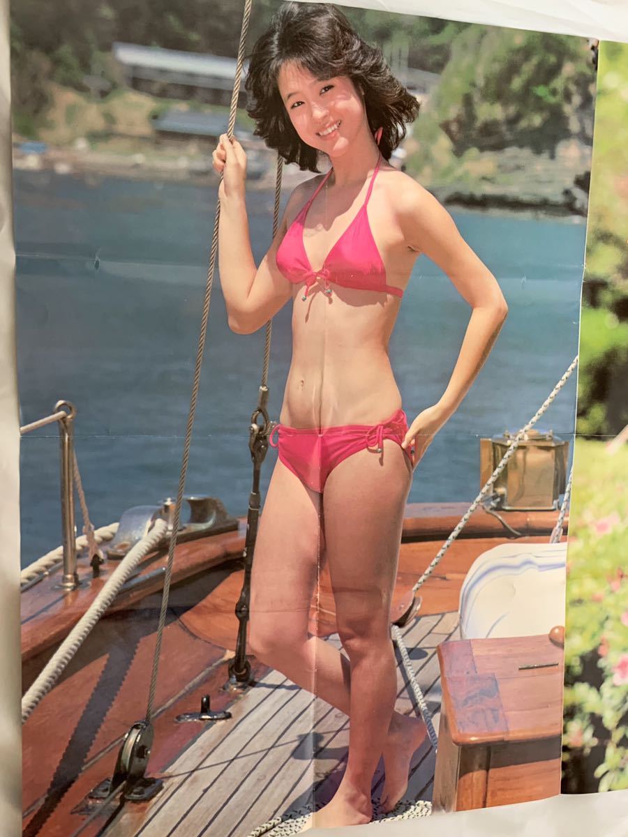 松田聖子 田原俊彦 近代映画 付録 昭和56年 アイドル ポスター 特大