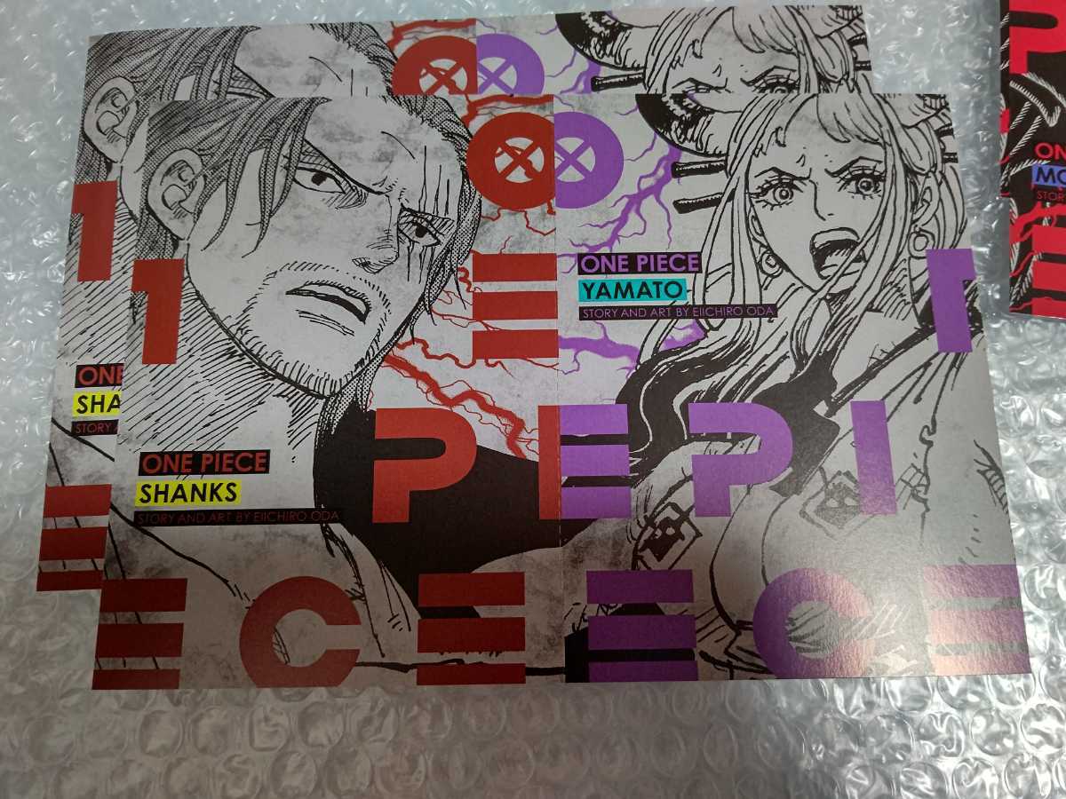 ONE PIECE ポストカード ステッカー 2セットまとめて 最強ジャンプ 