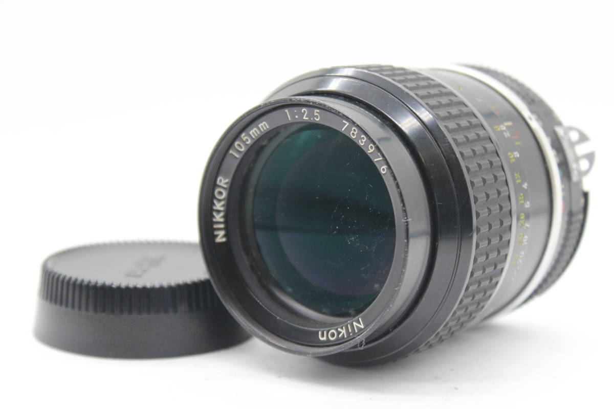 ☆良品☆ Nikon Ai-S NIKKOR 105mm f/2.5 MF Telephoto Prime Lens