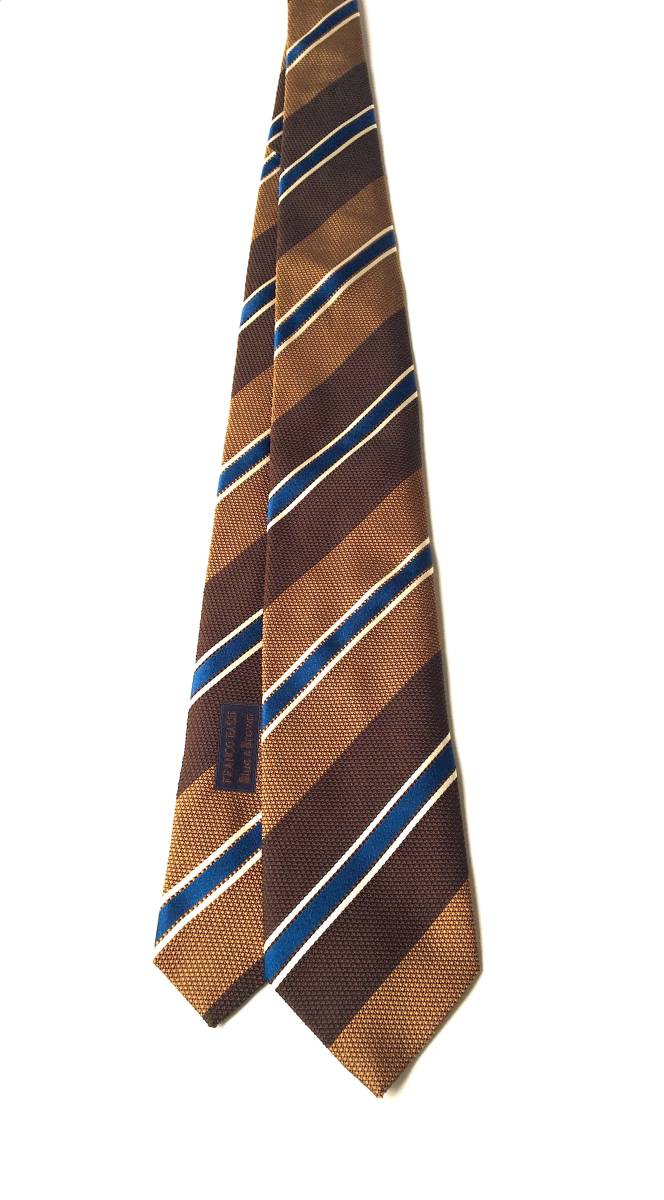 新品 フランコバッシ FRANCO BASSI Blue＆Brown ネクタイ レジメンタルストライプ シルク100% 絹 ブラウン×ブルー イタリア製 正規品 フランコバッシ 新品 FRANCO BASSI｜AINEXX ONLINE（アイネックスオンライン） レジメンタル