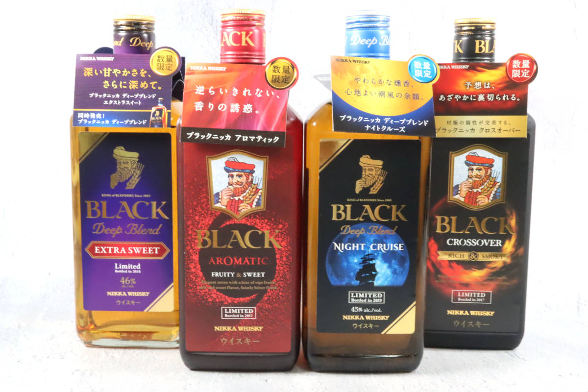 HOT，限定セール 未開栓 Black NIKKA WHISKY 4種セット Deep Blend