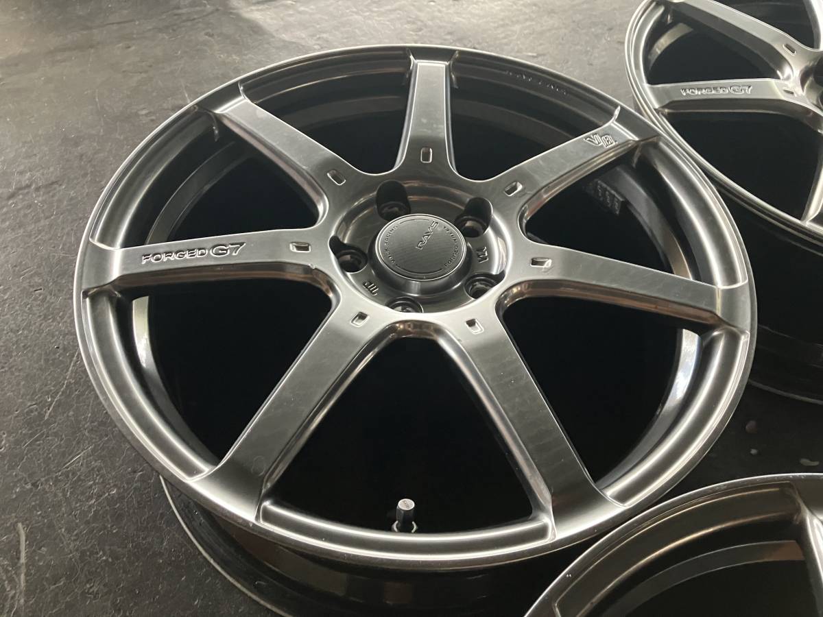 希少！良品！FORGED RAYS VR G7 18インチ 7J +50 5H 114.3 4本(5穴 