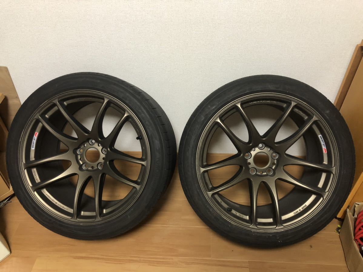 WORK EMOTION ワークエモーション CR極KAI 10.5j 19インチ CR kai EMOTION PCD100 メッキ7J35 ヨコハマ