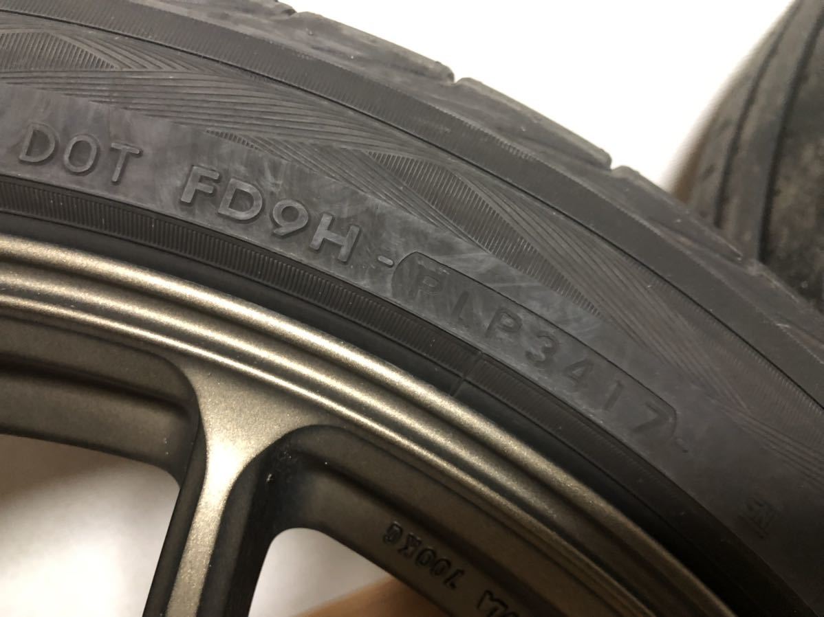 WORK EMOTION ワークエモーション CR極KAI 10.5j 19インチ CR kai EMOTION PCD100 メッキ7J35 ヨコハマ