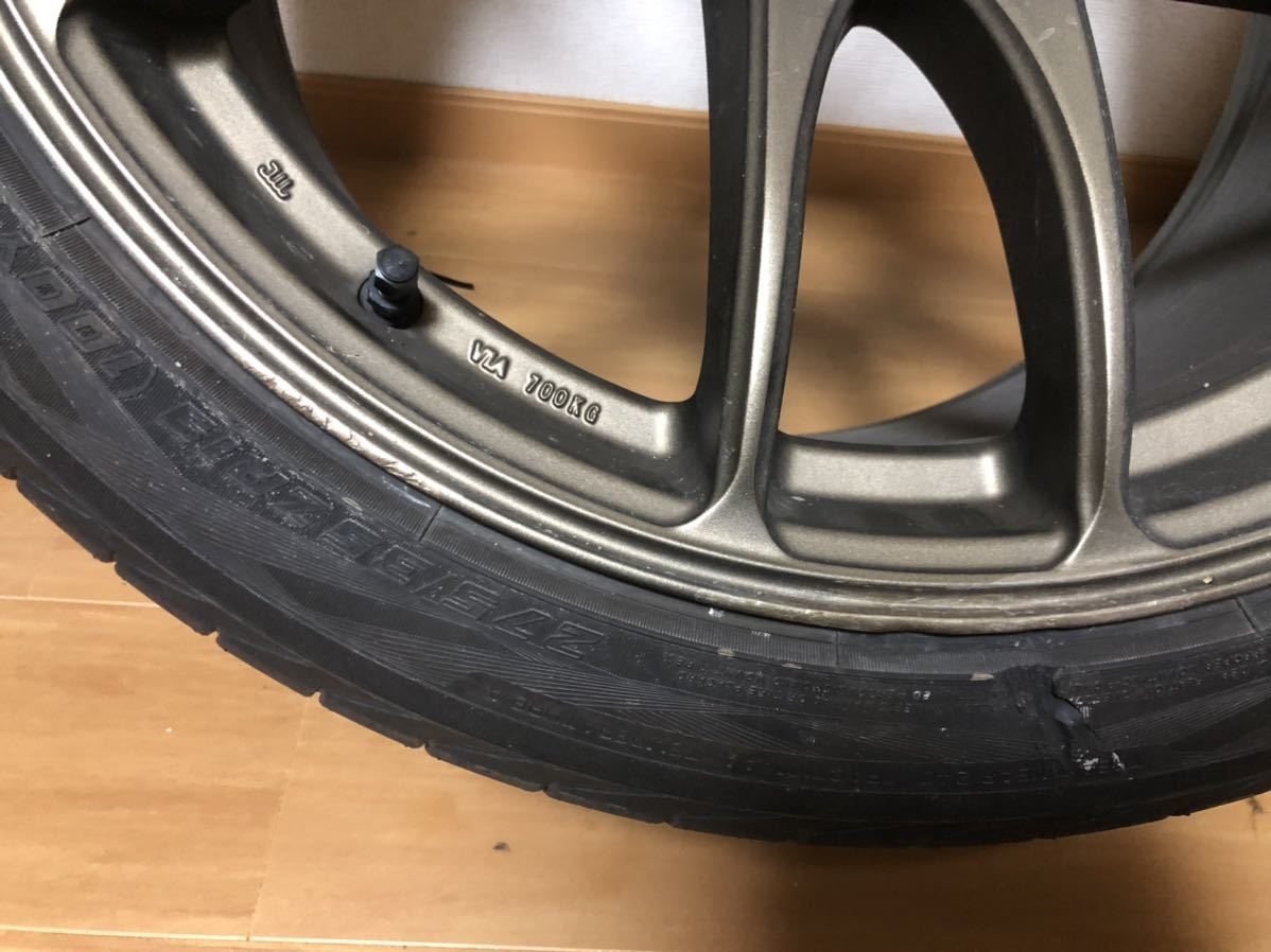 WORK EMOTION ワークエモーション CR極KAI 10.5j 19インチ CR kai EMOTION PCD100 メッキ7J35 ヨコハマ