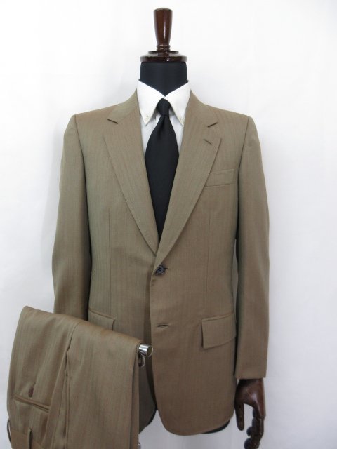 □未使用 【ブリオーニ Brioni】 PARIOLI シングル2ボタン ストライプ