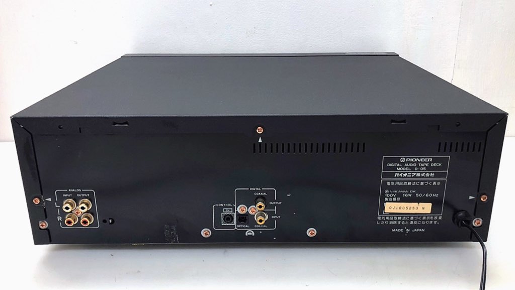 E08209△動作品 PIONEER D-05 DATプレーヤー DATテープ10本付